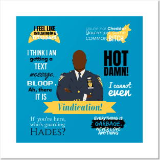 Captain Holt Quotes Posters and Art